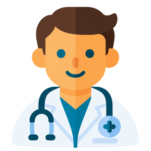 Illustrated icon of a calico cat face representing feline veterinary care and cat emergency services in San Diego, CA 